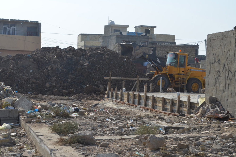 rehabilitation project of locality (833) in the Al-Saydiyah Martyrs area within the Al-Rasheed Municipality sector in Baghdad Governorate