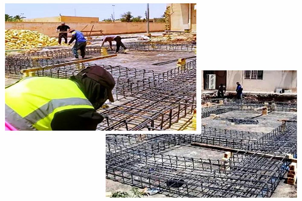 Engineer Imad Tawfiq Al Mirza, General Manager of Al-Fao General Engineering Company, stated that our engineering and technical personnel continue to work on the rehabilitation project of Qalaat Saleh General Hospital in Maysan Governorate, which the company is implementing for the benefit of the service and engineering effort team