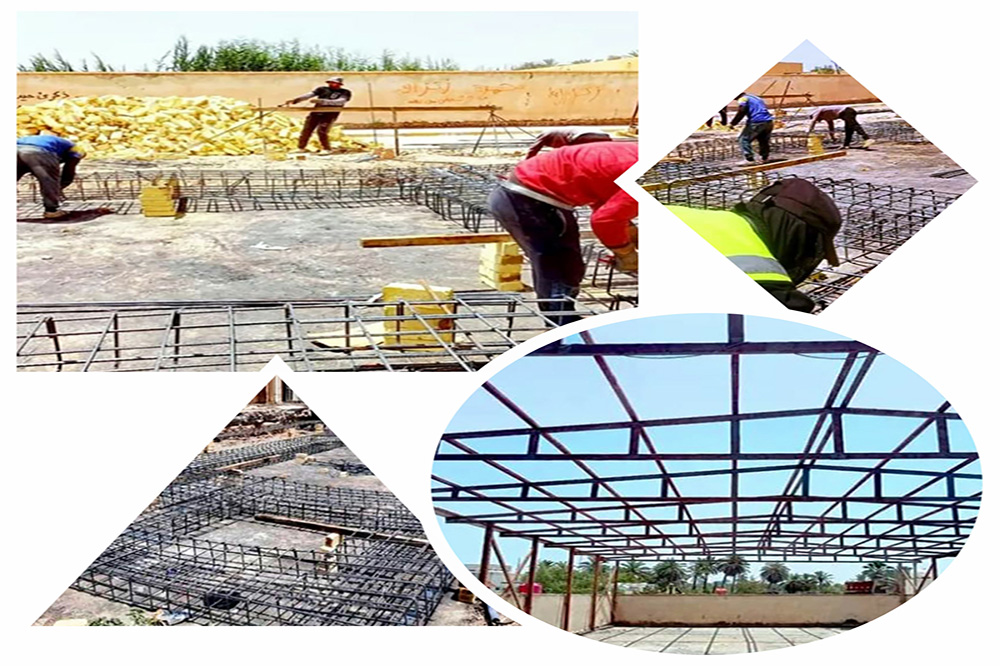 Engineer Imad Tawfiq Al Mirza, General Manager of Al-Fao General Engineering Company, stated that our engineering and technical personnel continue to work on the rehabilitation project of Qalaat Saleh General Hospital in Maysan Governorate, which the company is implementing for the benefit of the service and engineering effort team