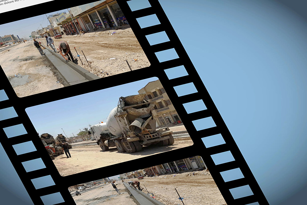 The Company Continues To Work On Developing One Of The Main Streets In Samarra District In Salah Al-Din Governorate