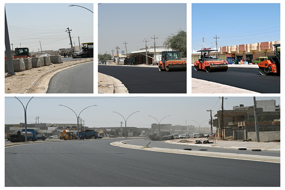 Develop One Of The Main Streets In Salah Al-Din Governorate