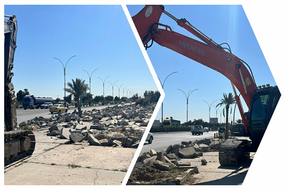 مشروع تطوير مقتربات مجسر الدلة في محافظة صلاح الدين