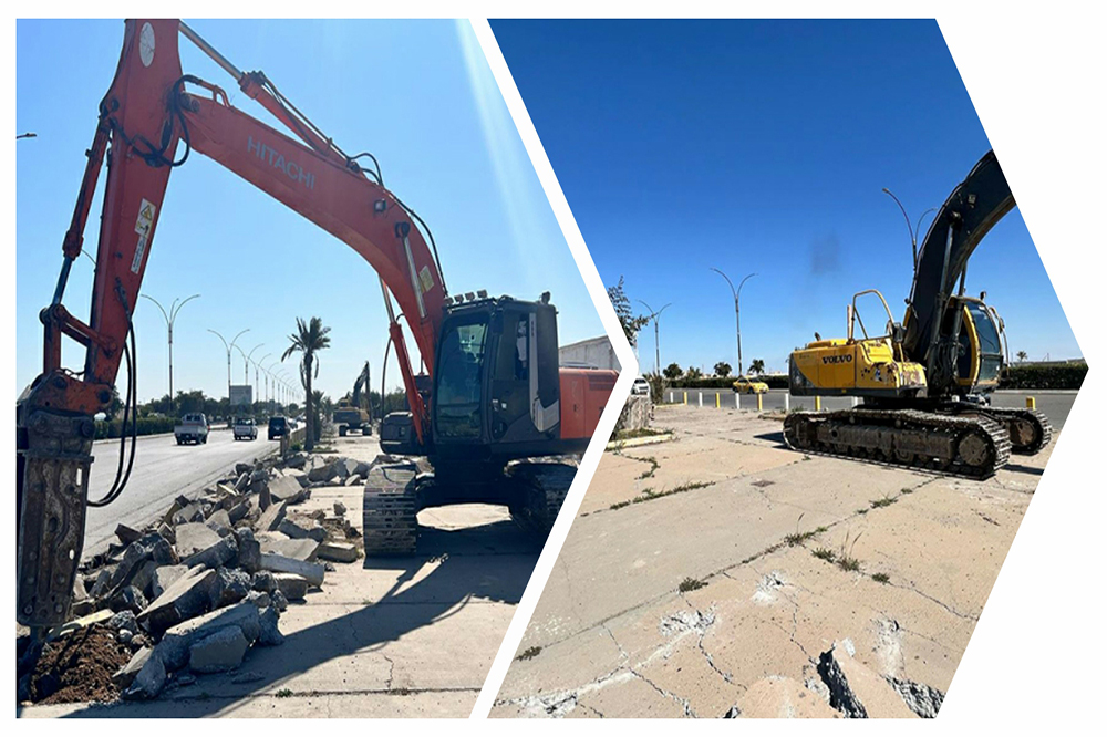 مشروع تطوير مقتربات مجسر الدلة في محافظة صلاح الدين