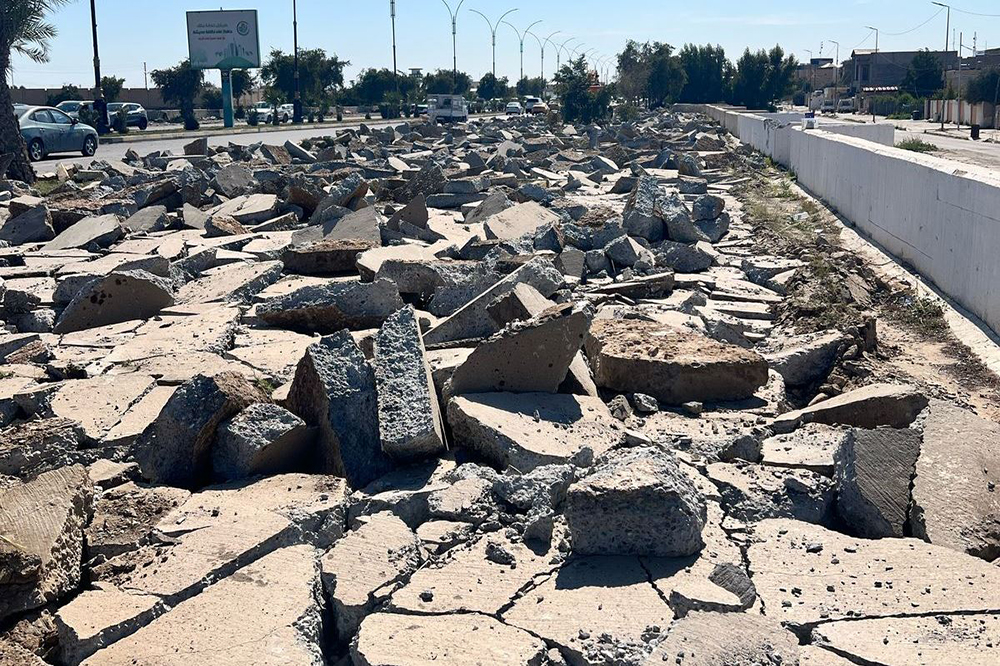 مشروع تطوير مقتربات مجسر الدلة في محافظة صلاح الدين