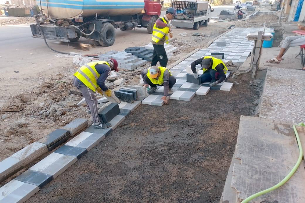 Project to develop and rehabilitate some streets and alleys in the Al-Shaab area of ​​Baghdad