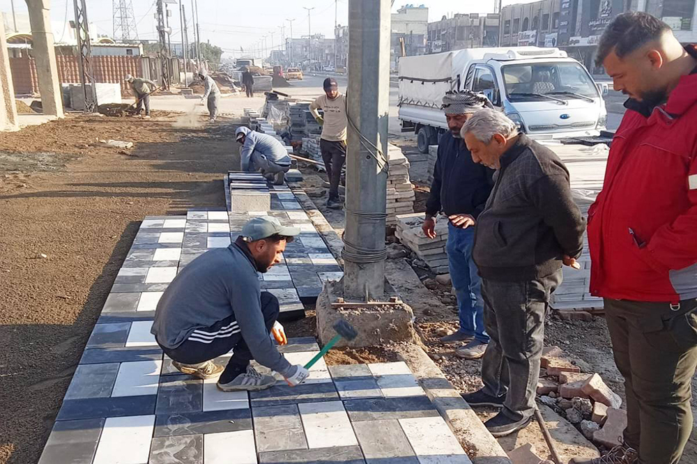 Project to develop and rehabilitate some streets and alleys in the Al-Shaab area of ​​Baghdad