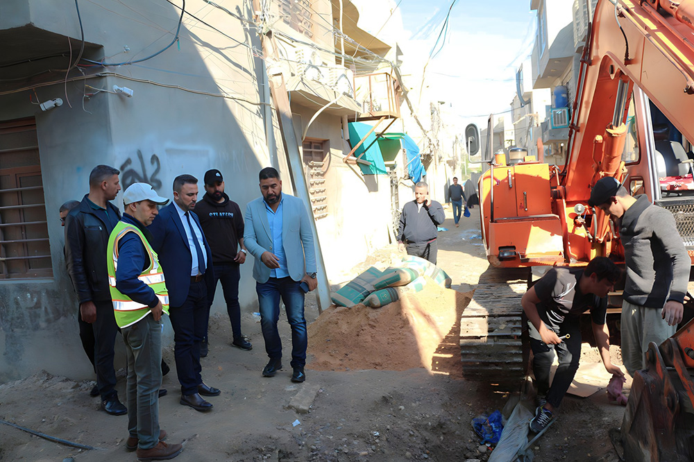 مشروع تطوير وتأهيل منطقة الطوبجي محلة (410) الزراعي ضمن قاطع بلدية الكاظمية 