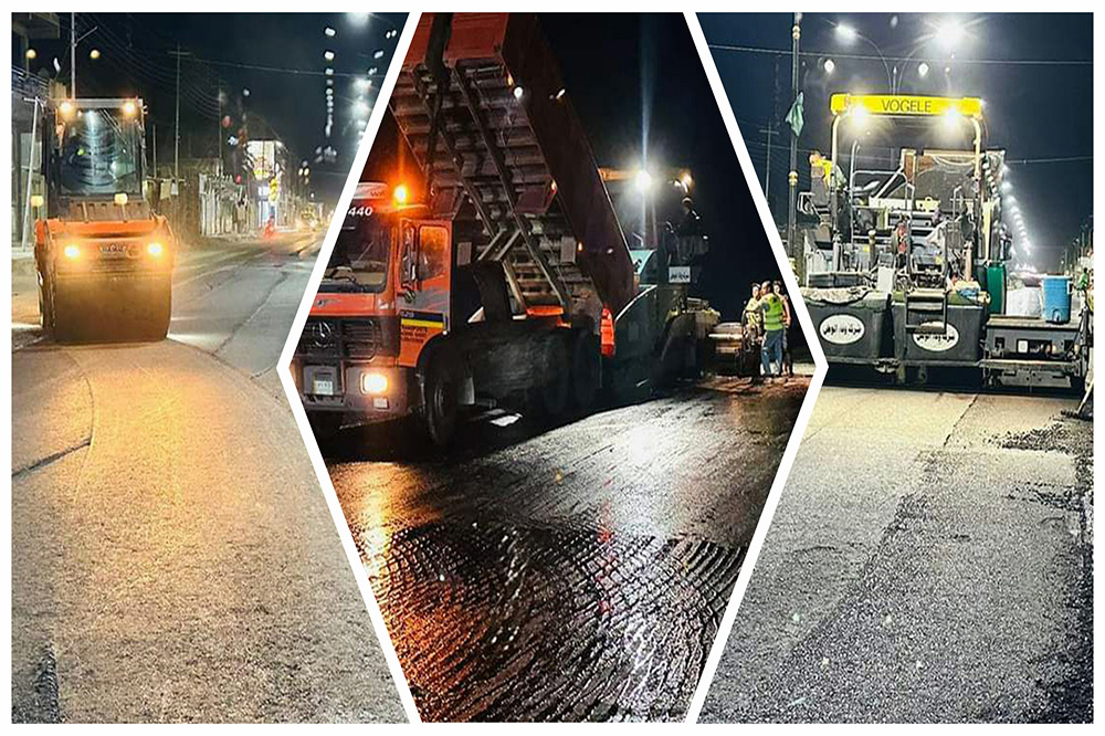 مشروع جسر الخضر الكونكريتي الرئيسي بمحافظة المثنى