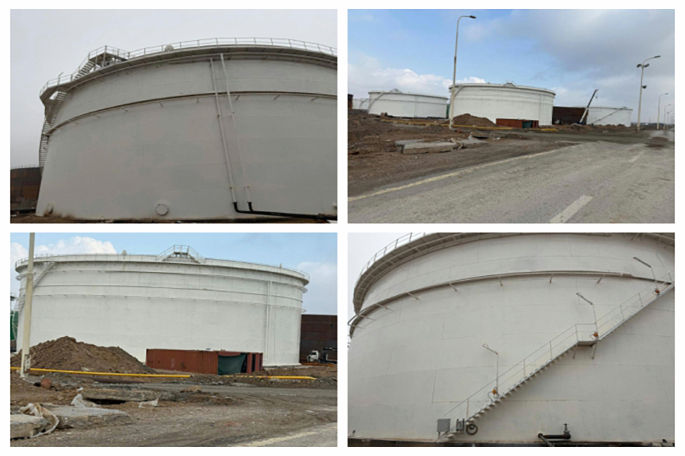 Gasoline product storage tank project at Salah al-Din refinery in Baiji