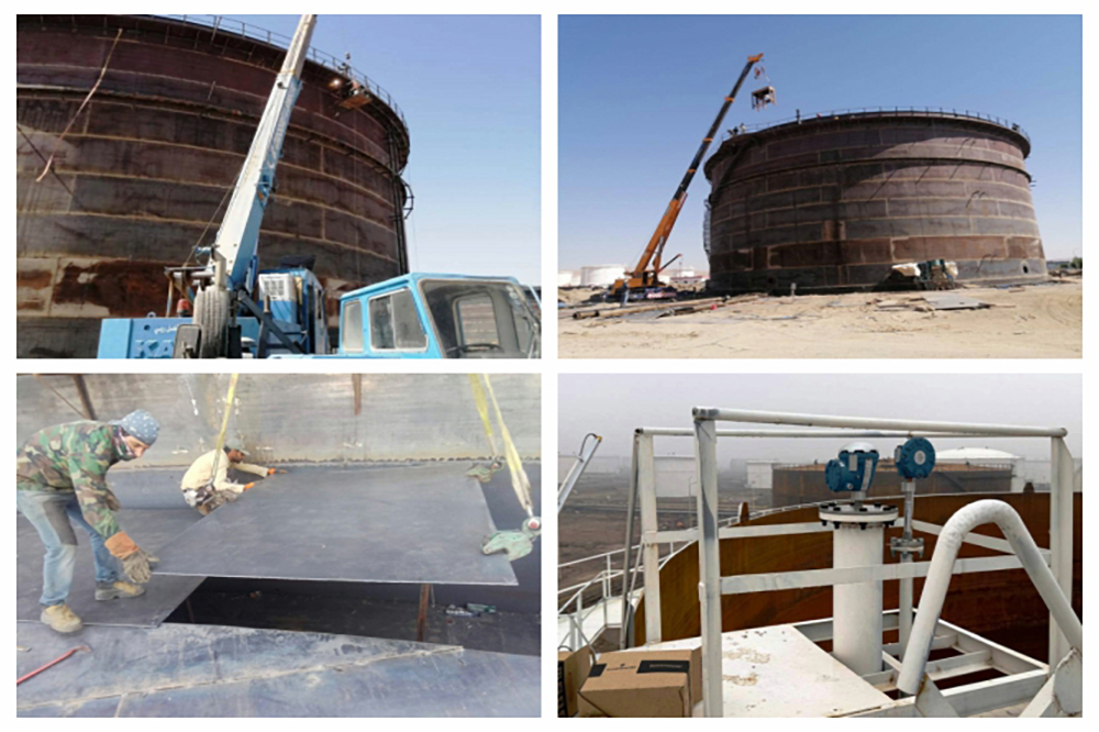 Gasoline product storage tank project at Salah al-Din refinery in Baiji
