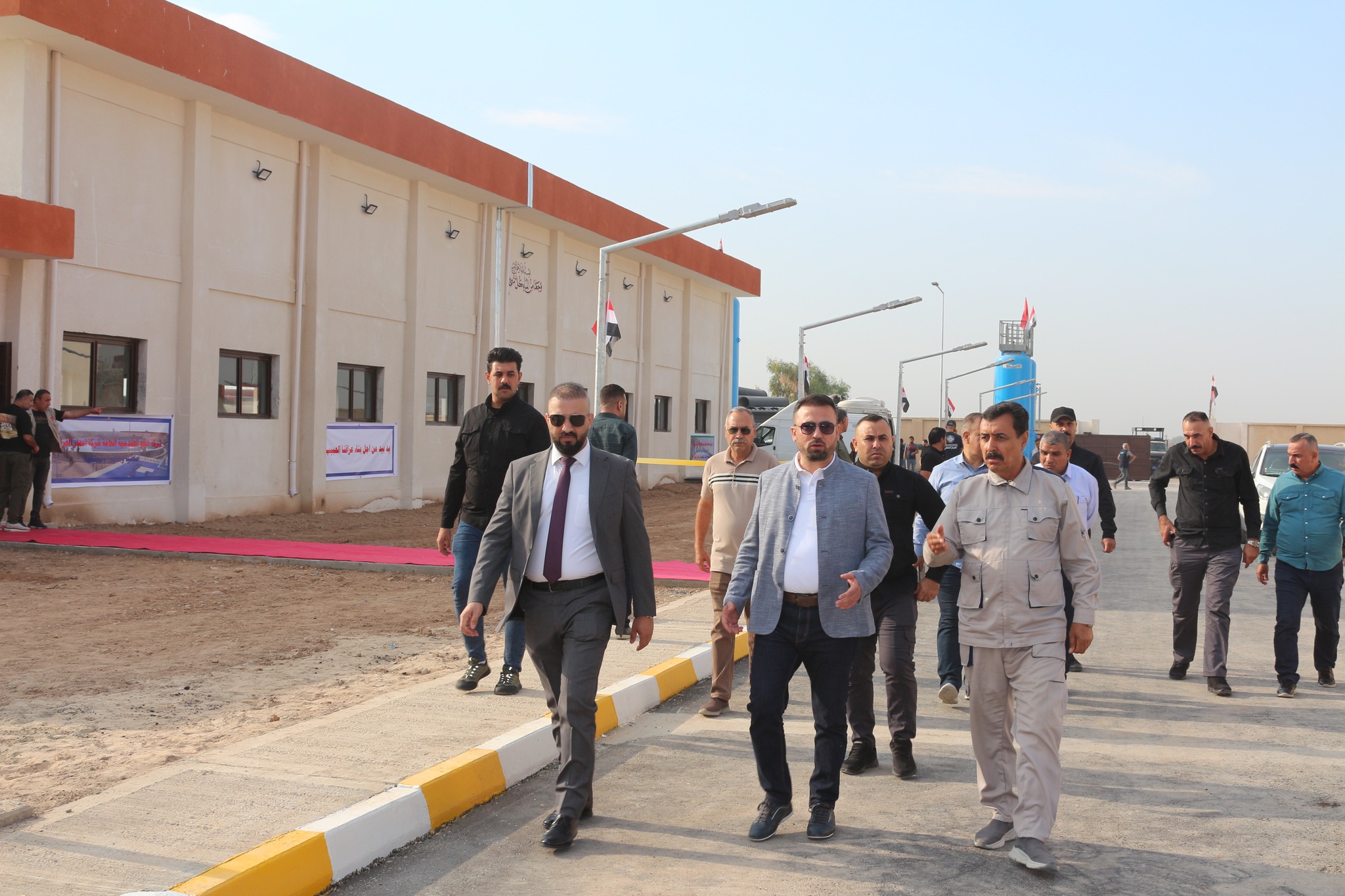 أفتتاح مشروع ماء الدجيل في محافظة صلاح الدين