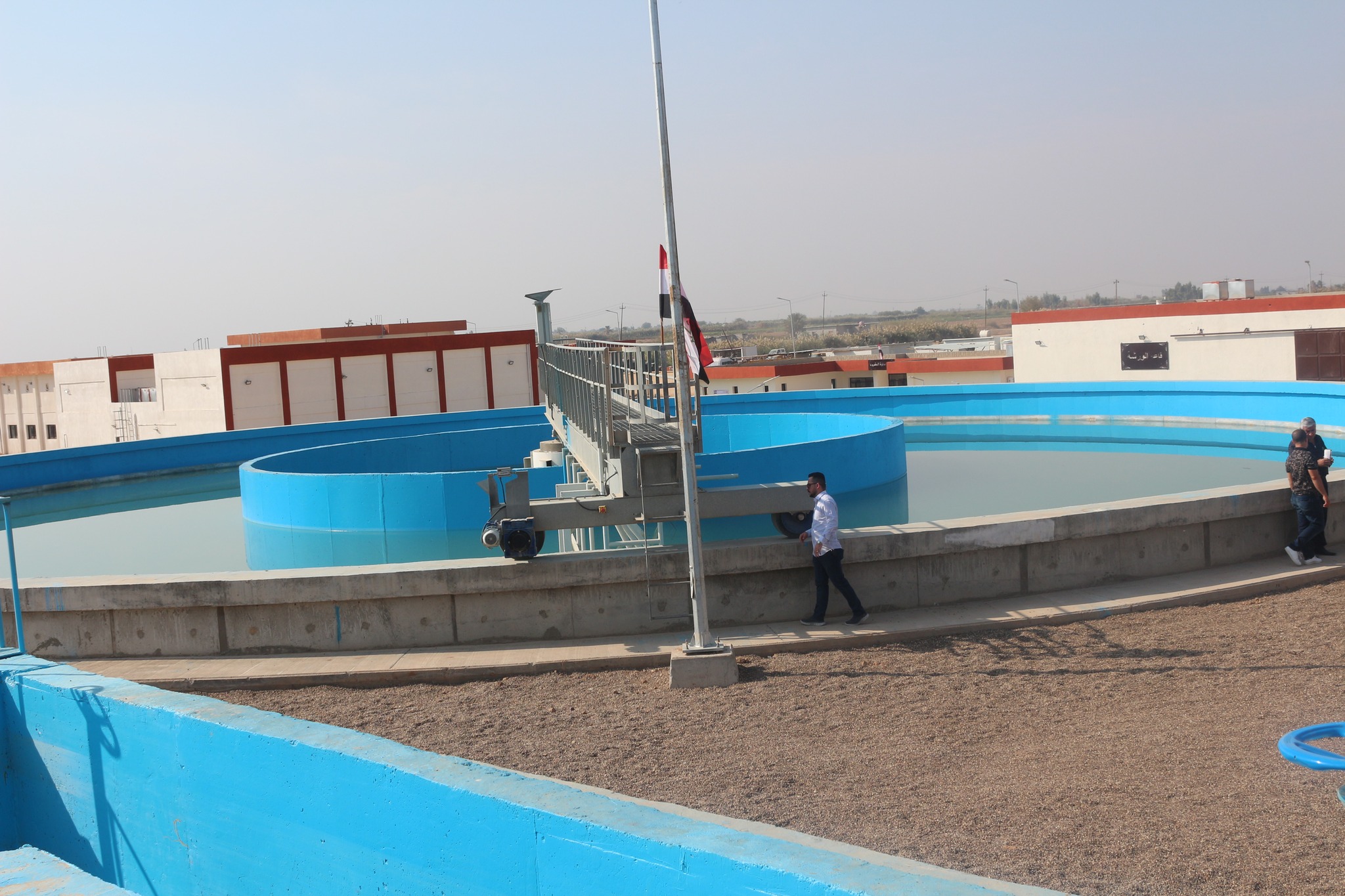 Mr. Benkin Rekani, inaugurates the Al-Dujail Water Project in Salah al-Din Governorate