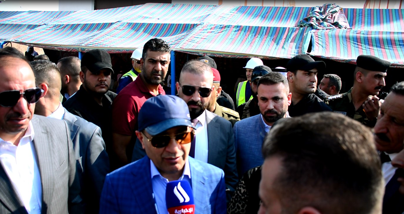 Mr. Benkin Rekani, inaugurates the Al-Dujail Water Project in Salah al-Din Governorate