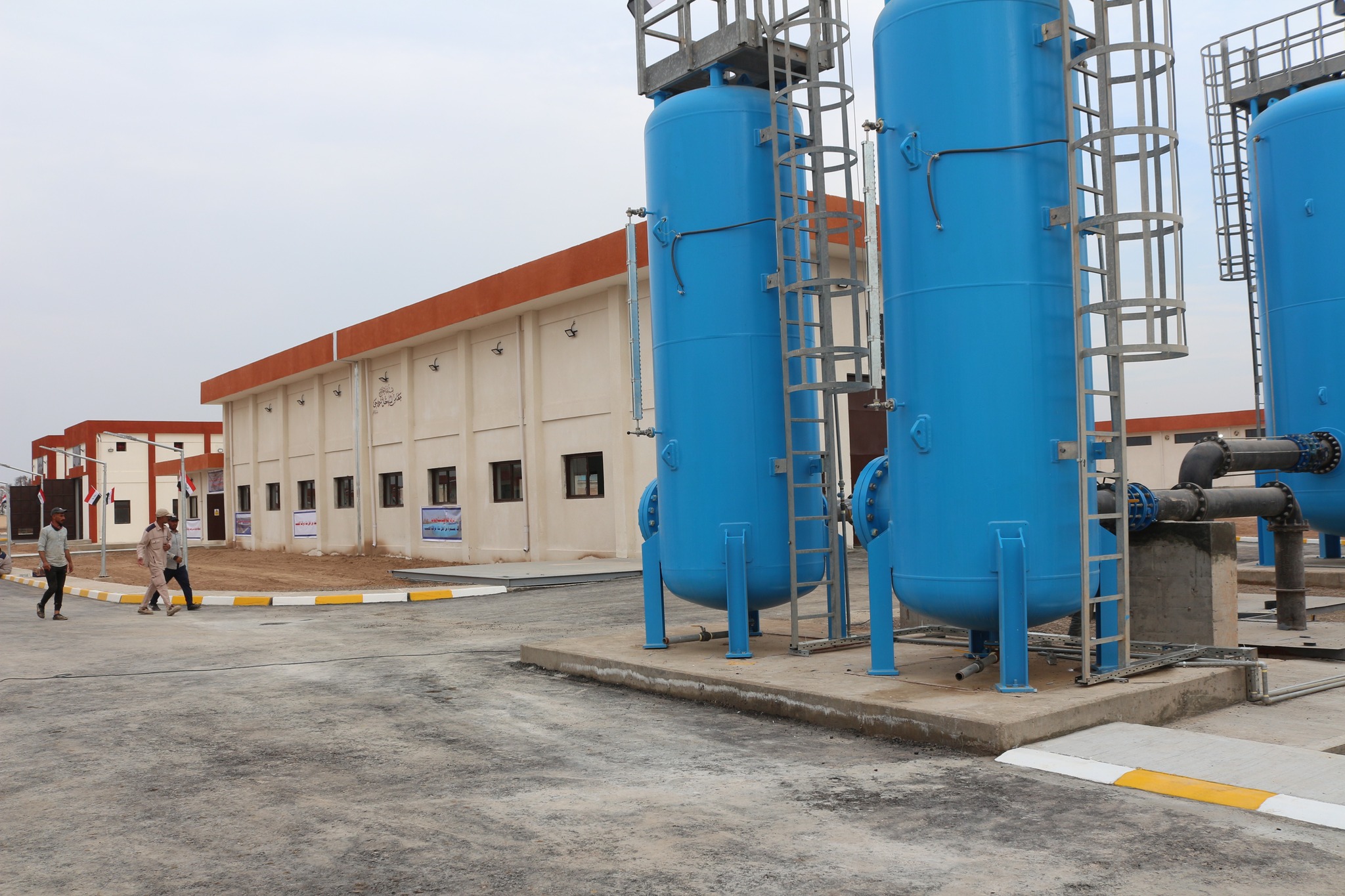 Mr. Benkin Rekani, inaugurates the Al-Dujail Water Project in Salah al-Din Governorate