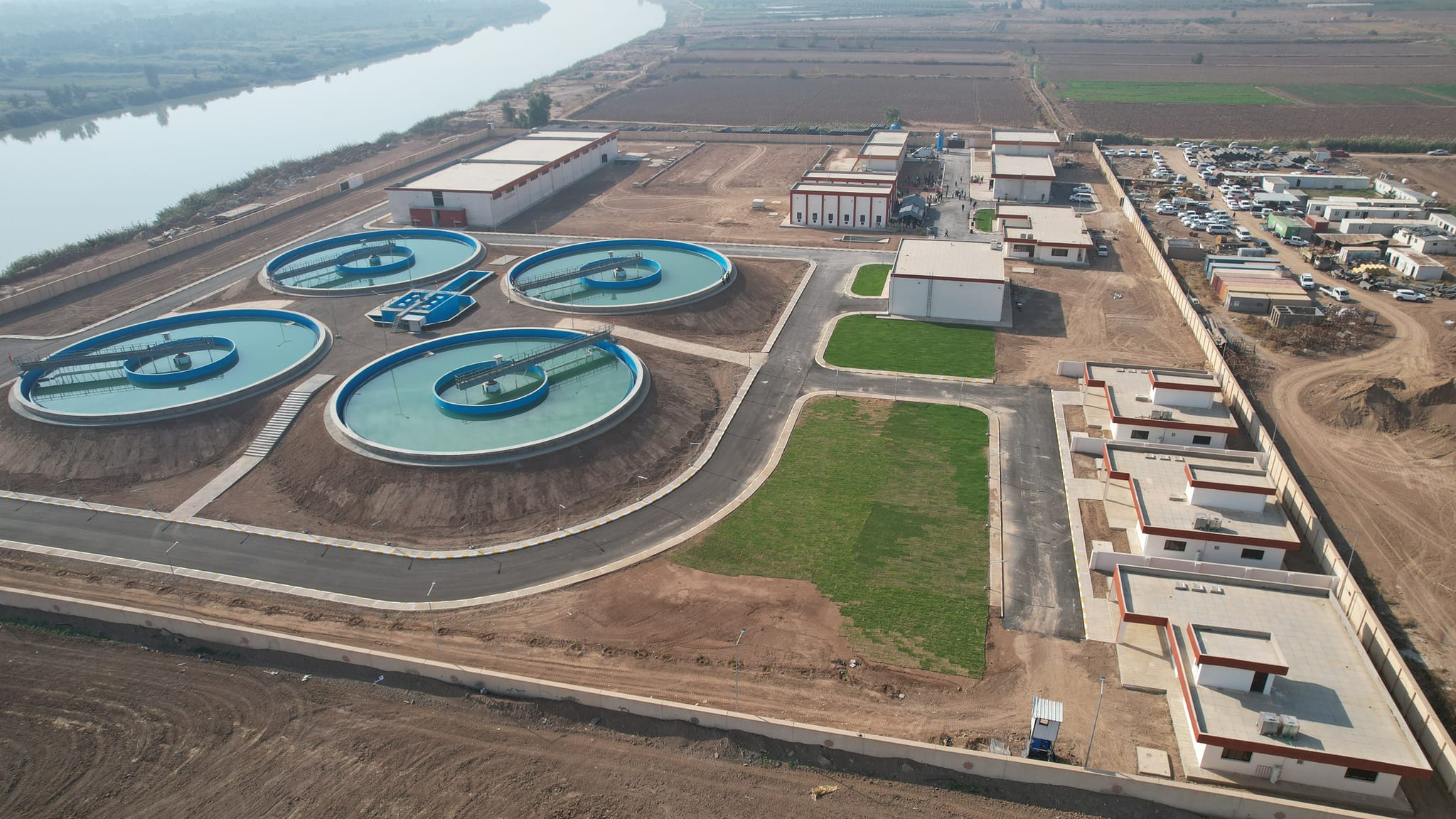 Mr. Benkin Rekani, inaugurates the Al-Dujail Water Project in Salah al-Din Governorate