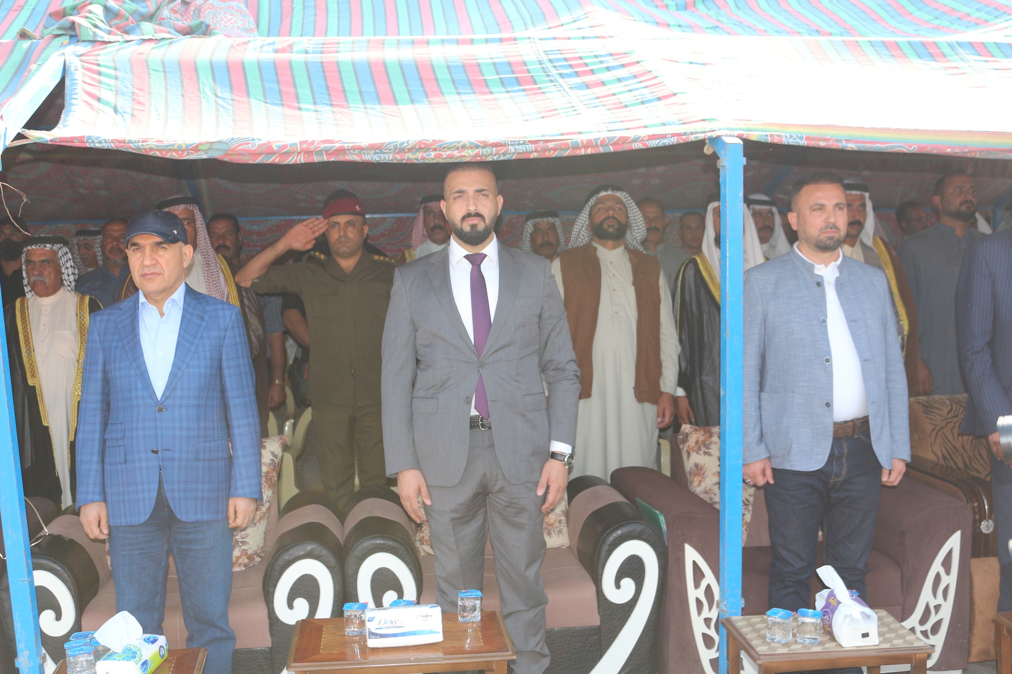 أفتتاح مشروع ماء الدجيل في محافظة صلاح الدين