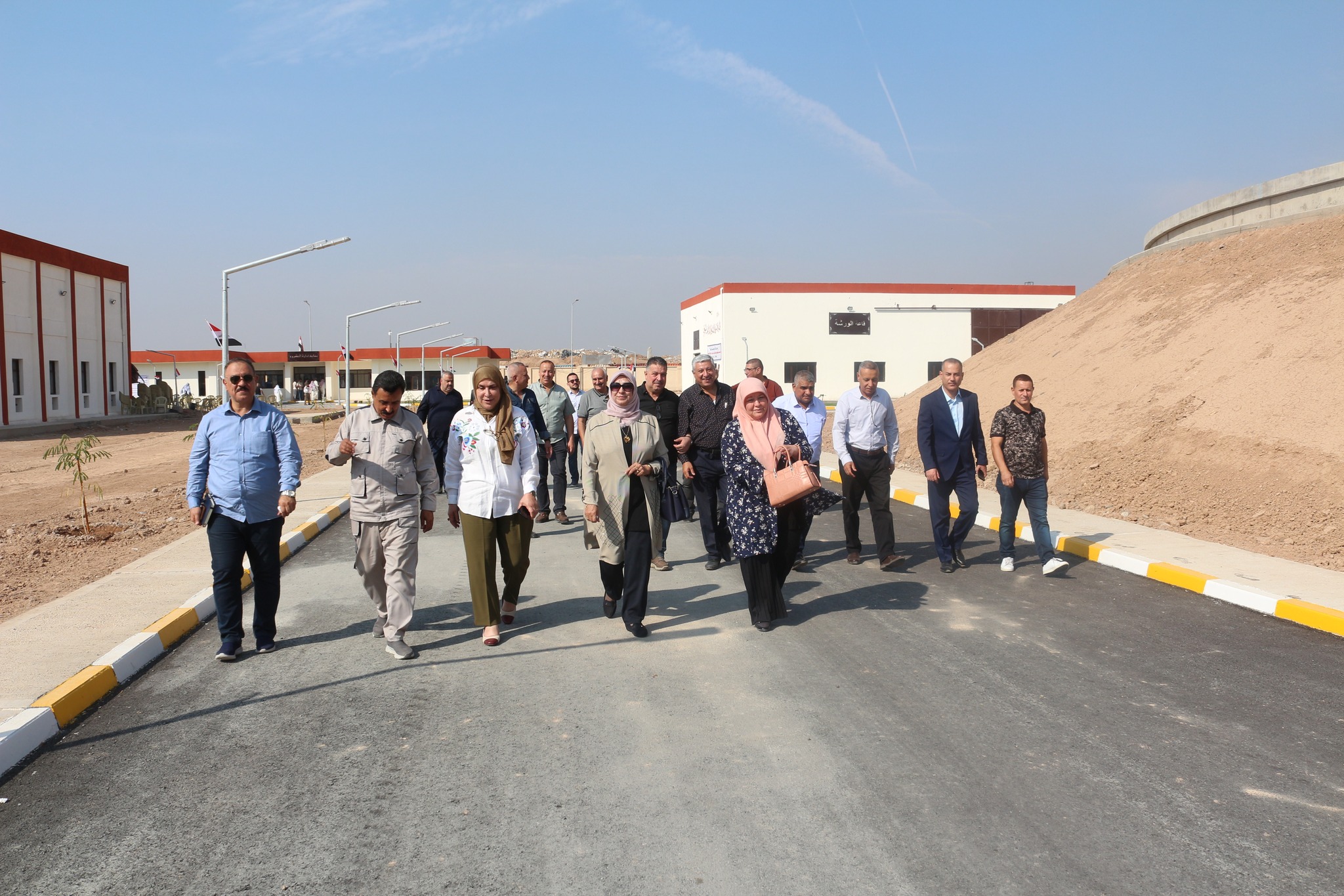 Mr. Benkin Rekani, inaugurates the Al-Dujail Water Project in Salah al-Din Governorate