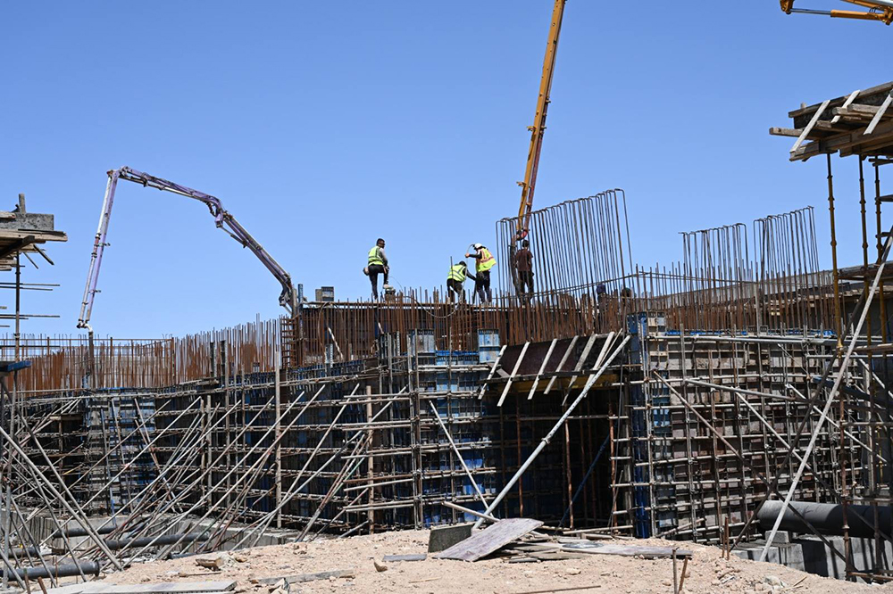  مشروع ماء حصيبة الشرقية المركزي بمحافظة الأنبار