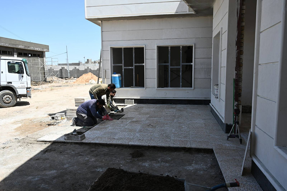  مشروع ماء حصيبة الشرقية المركزي بمحافظة الأنبار