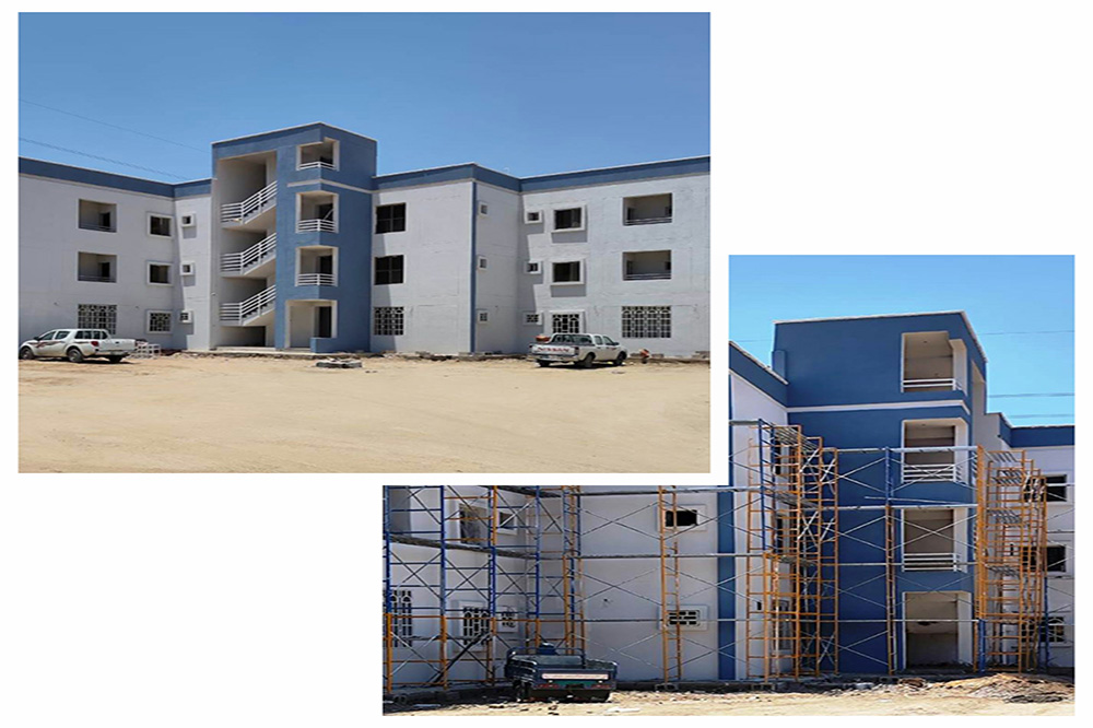 the Al-Aziziya residential complex project in Wasit Governorate