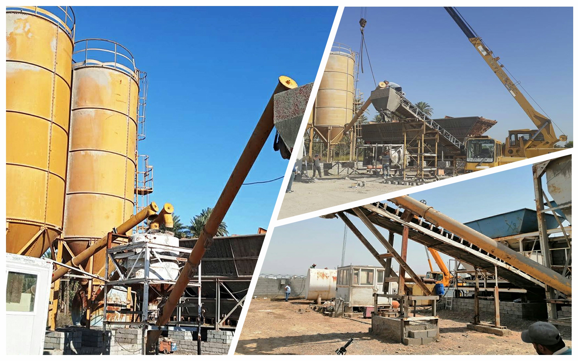 Company's concrete production plants