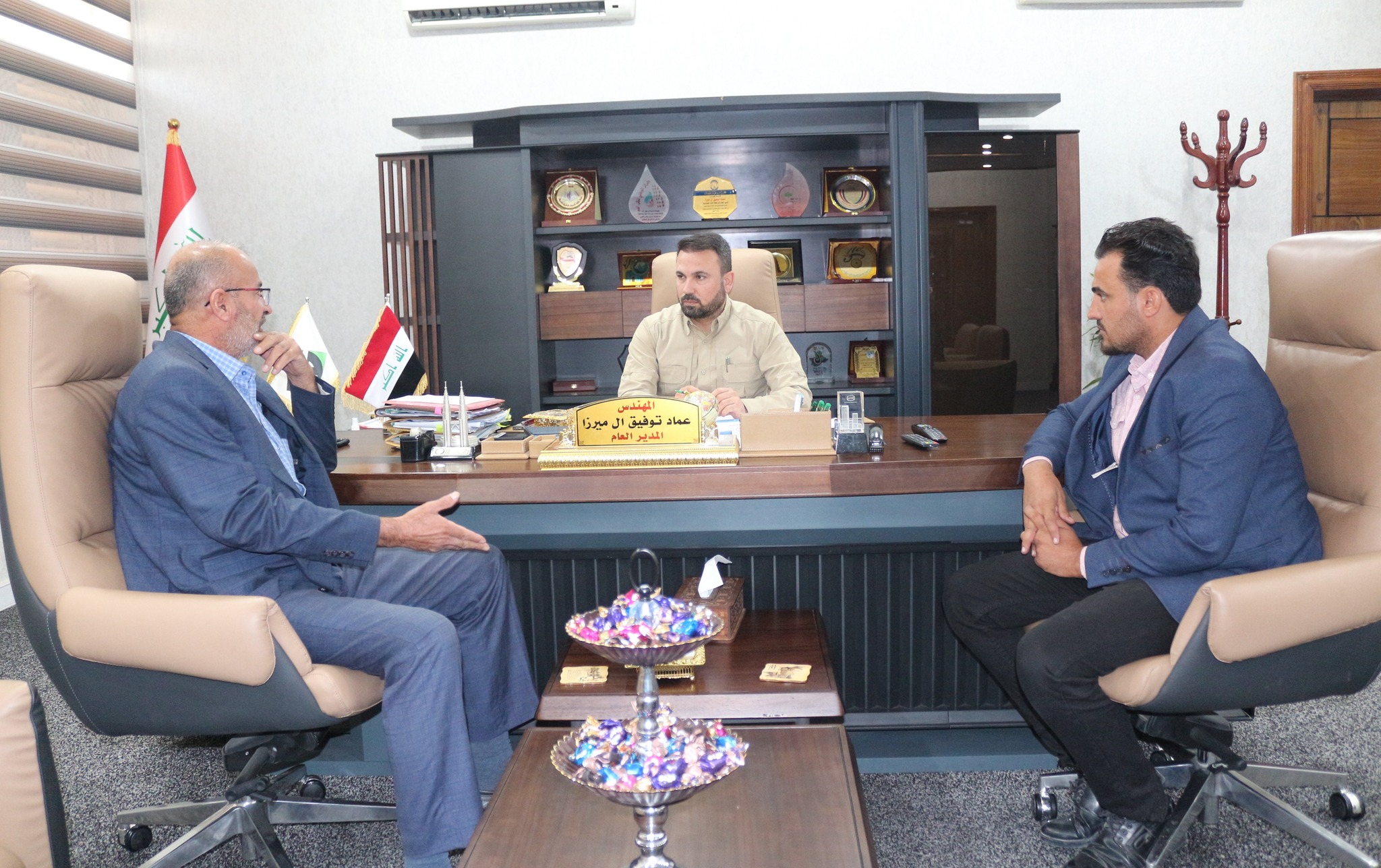 مقابلات السيد المدير العام لمنتسبي الشركة والمواطنين لهذا الأسبوع