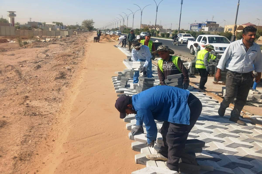 The Dallah Bridge Approaches Development Project Is Progressing Rapidly