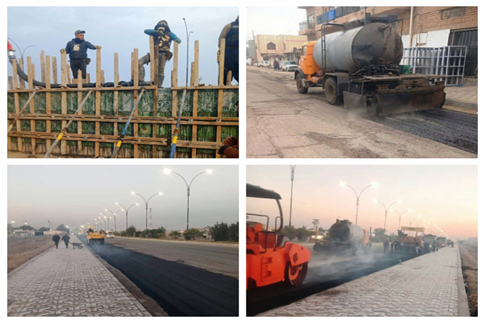 Approaches to the Al-Dallah Bridge in Salah al-Din