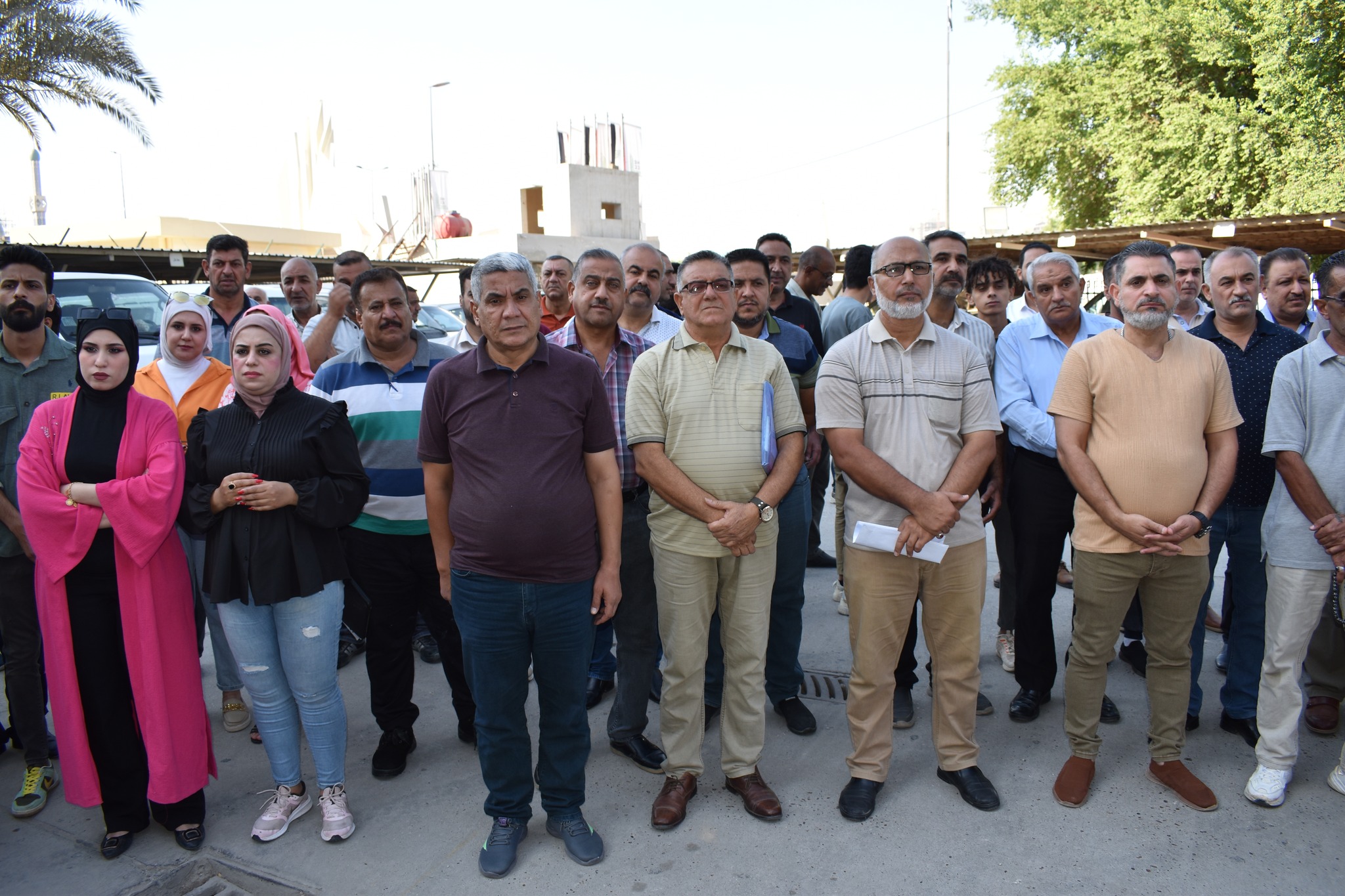 وقفة احتجاجية وتضامنية ولاءاً وأجلالاً للأرواح البريئة التي زهقت من ابناء شعبنا الفلسطيني
