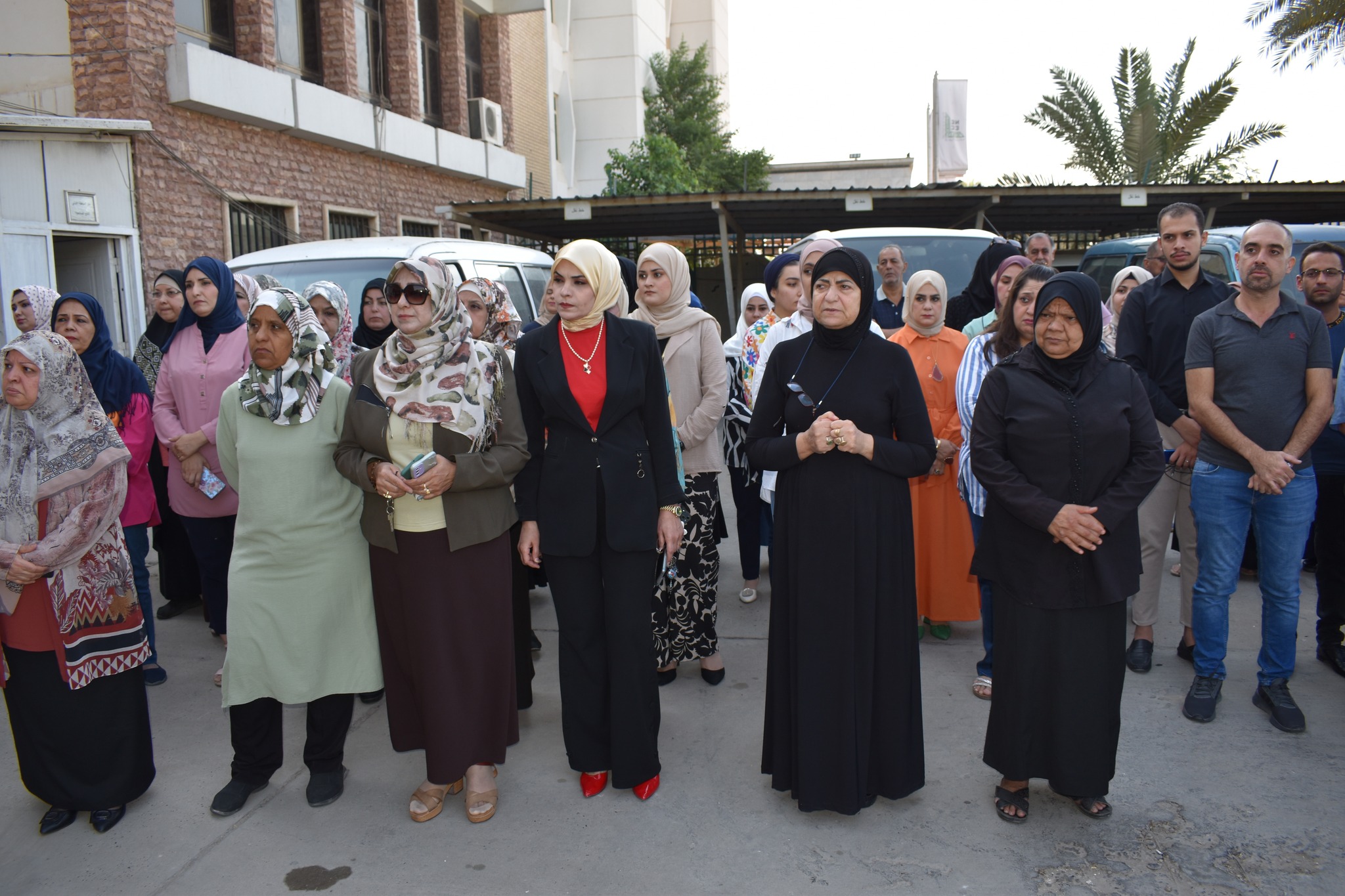 وقفة احتجاجية وتضامنية ولاءاً وأجلالاً للأرواح البريئة التي زهقت من ابناء شعبنا الفلسطيني