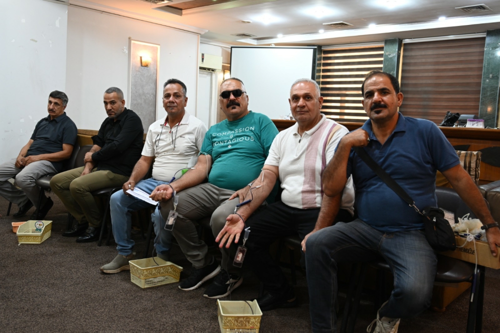 شركة الفاو الهندسية العامة تنظم حملة إنسانية للتبرع بالدم