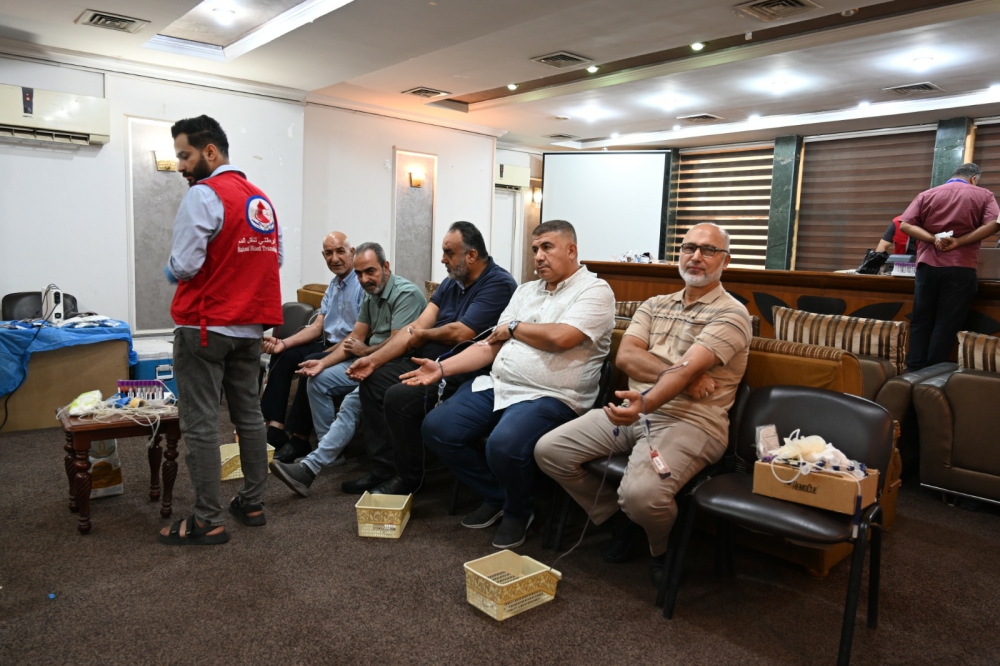 شركة الفاو الهندسية العامة تنظم حملة إنسانية للتبرع بالدم