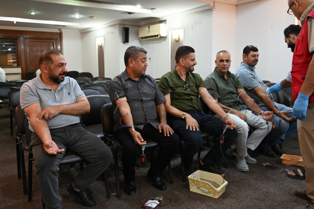 شركة الفاو الهندسية العامة تنظم حملة إنسانية للتبرع بالدم