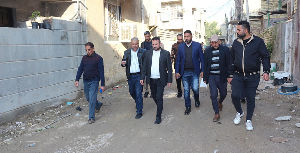 المدير العام يزور مشروع تطوير منطقة الطوبجي الزراعي في محافظة بغداد