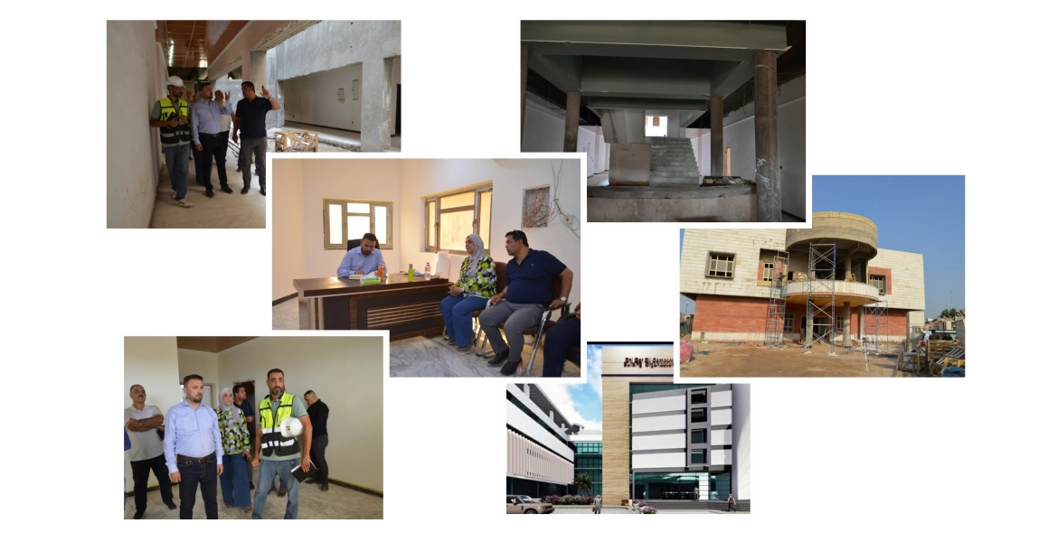 Engineer Imad Tawfiq Al Mirza, General Manager of Al-Fao General Engineering Company, inspects the field projects implemented by the company in Dhi Qar Governorate 