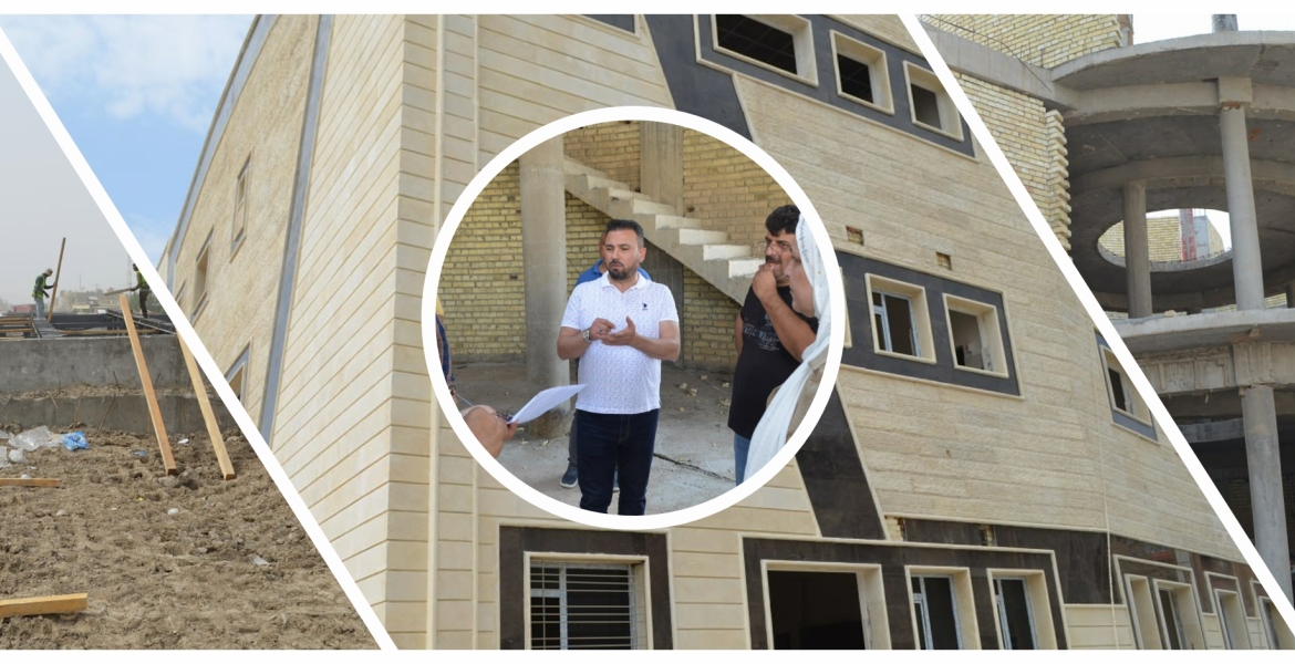 The Director General of Al-Fao Engineering Company visits three projects implemented by the company in Al-Muthanna Governorate
