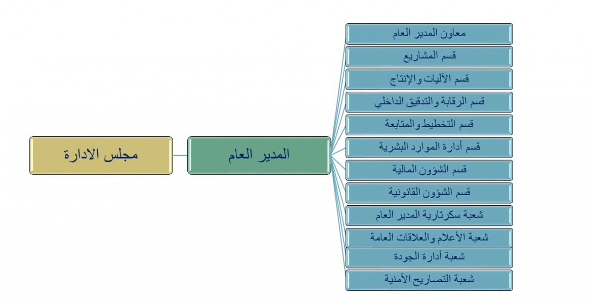 الهيكل التنظيمي