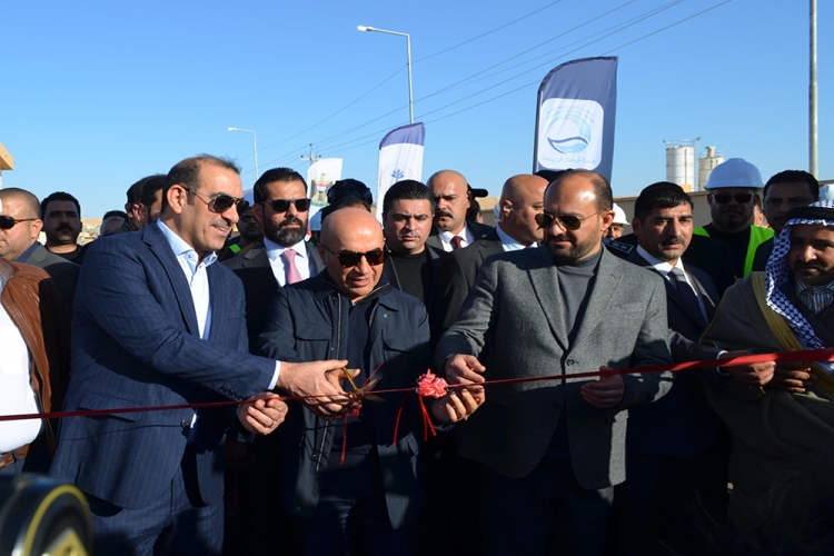 أفتتاح مشروع ماء البغدادي في محافظة الانبار