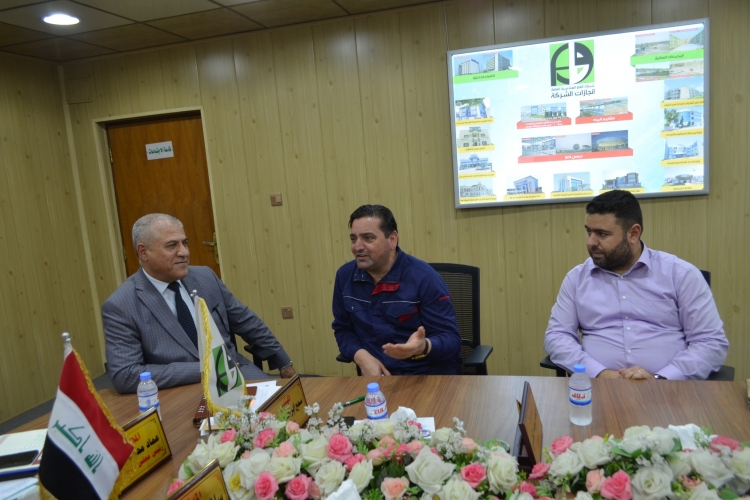 General Manager of Al-Fao General Engineering Company, meets with the Director General of the Engineering Department at the Ministry of Sports and Youth