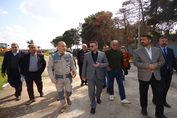 The General Manager visits the company's sites in Kirkuk and Nineveh governorates