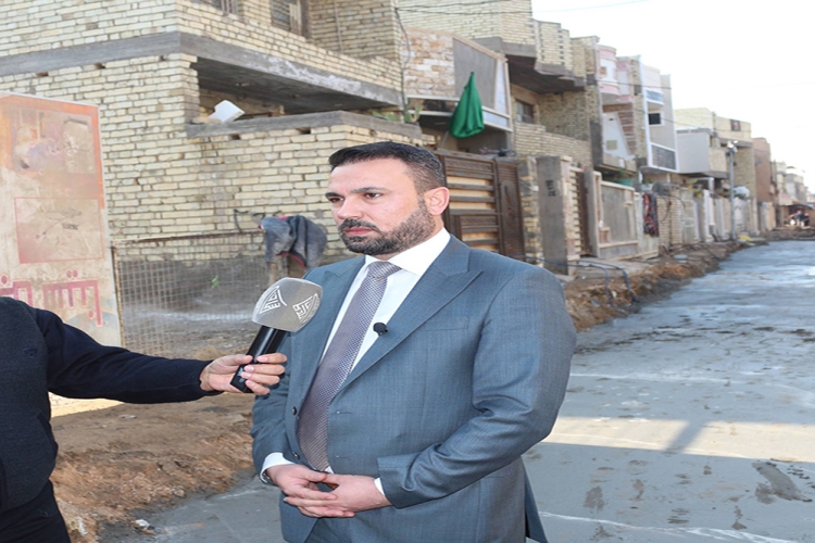 مشروع تأهيل محلة (964) منطقة الشموخ في بلدية الكرادة بمحافظة بغداد