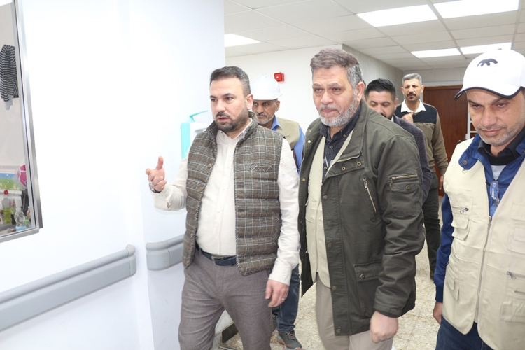 المدير العام يزور مستشفى الطفل المركزي / المرحة الثانية