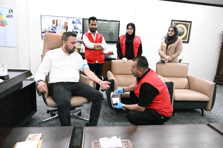 A blood Donation Campaign At Al-Fao General Engineering Company