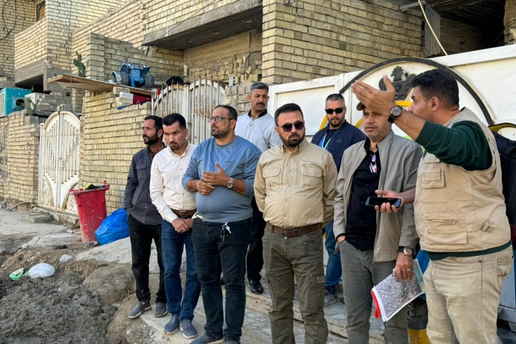 The General Director Visits The Project To Develop In Baghdad Governorate