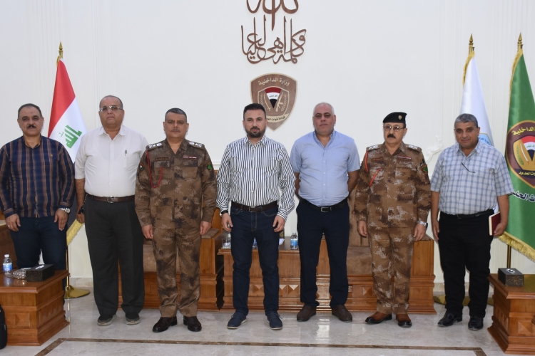 During his visit to the Border Forces Command: Mr. Director General reviews the projects that the company has implemented and is implementing