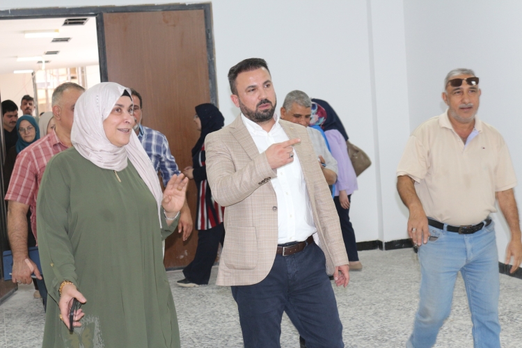 The Director General visits the project of auditoriums and galleries at the southern site of Al-Nahrain University