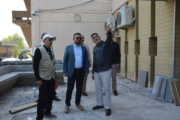 the project (Rehabilitation of the Central Children’s Hospital) in Baghdad Governorate 