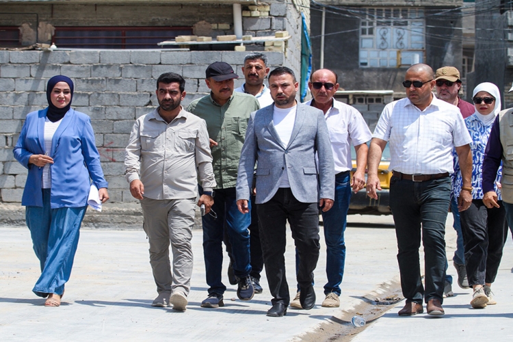 the Mahalla Development Project (833) in the Al-Saydiyah Shuhada area within the Al-Rasheed Municipality sector in the capital, Baghdad