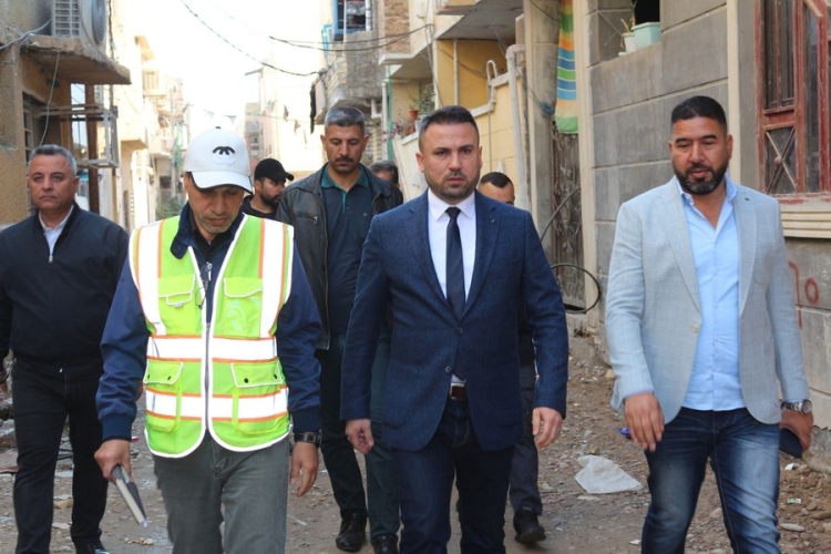 مشروع تطوير وتأهيل منطقة الطوبجي محلة (410) الزراعي ضمن قاطع بلدية الكاظمية 