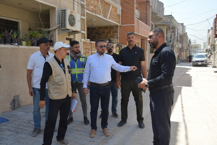 مشروع تطوير وتأهيل منطقة الطوبجي الزراعي محلة (410) ببغداد